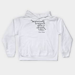 be yourself Kids Hoodie